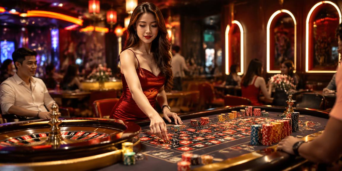 50x50 Ua Ng A trên 50x50 - Bàn live và slot rooms trong một lobby